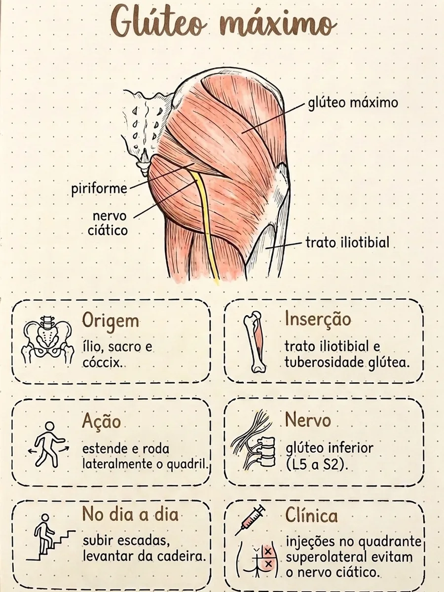 Ficha: Glúteo máximo